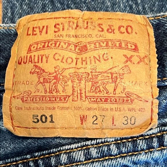 Vintage Levi’s 501 Jeans USA for Women 27 - Picture 5 of 11